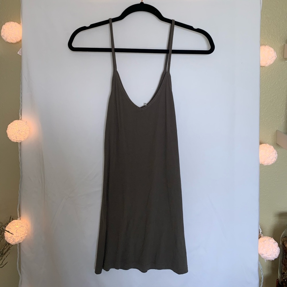 Grey body con dress